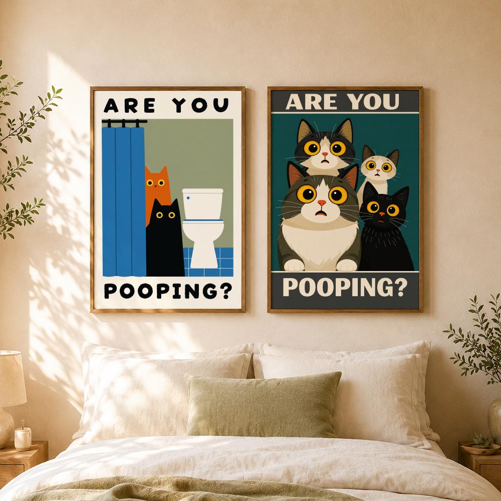 Funny Cats Bathroom Privacy To - Home Bathroom Quotes ulasan dan harga