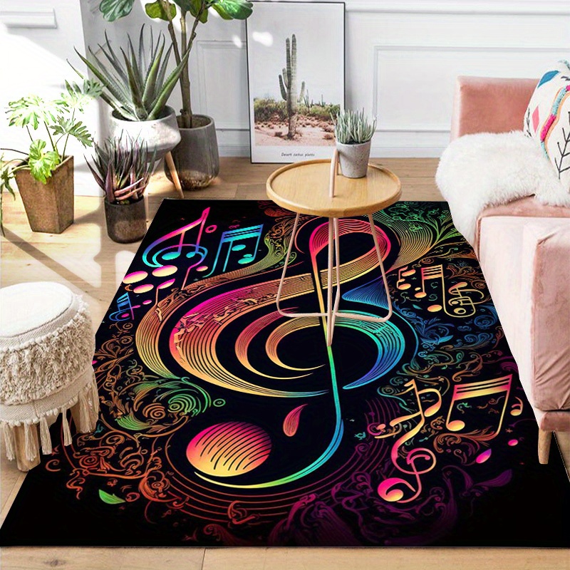 Musical Notes Non-Slip Floor M - Home Toilet Bathroom Design ulasan dan harga