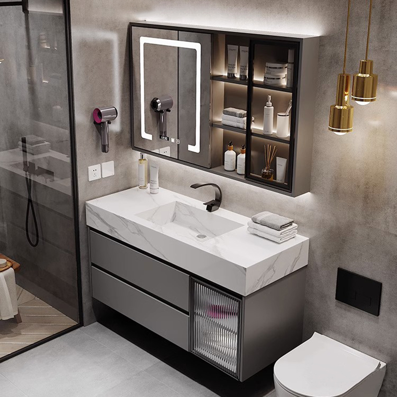 Bathroom CabinetModern LED Sma - Home Living Bathroom Vanity ulasan dan harga