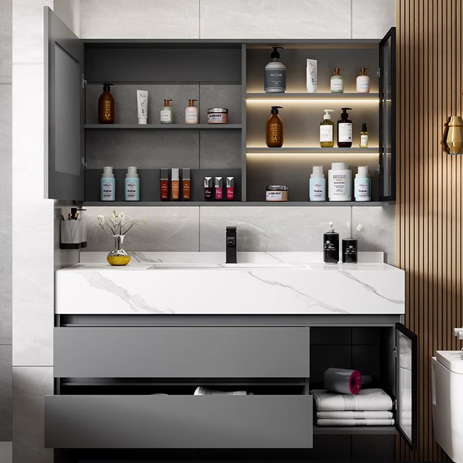 Bathroom CabinetModern LED Sma - Home Living Bathroom Vanity ulasan dan harga