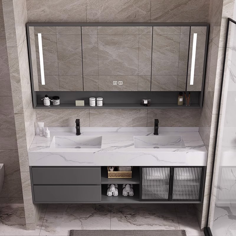 Bathroom CabinetModern LED Sma - Home Living Bathroom Vanity ulasan dan harga