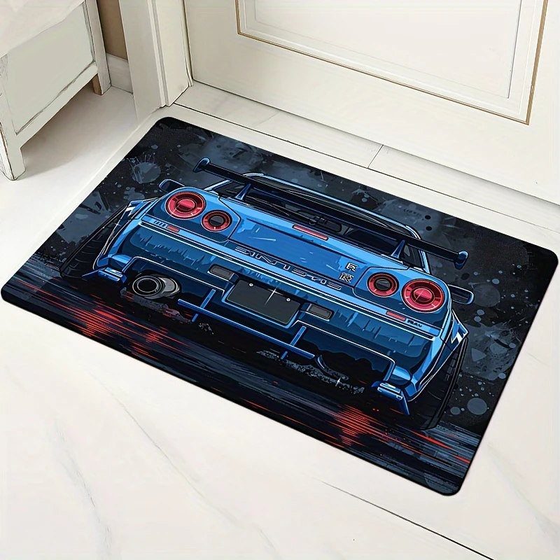 Cool Sports Car Design Doormat - Home Toilet Bathroom Design ulasan dan harga