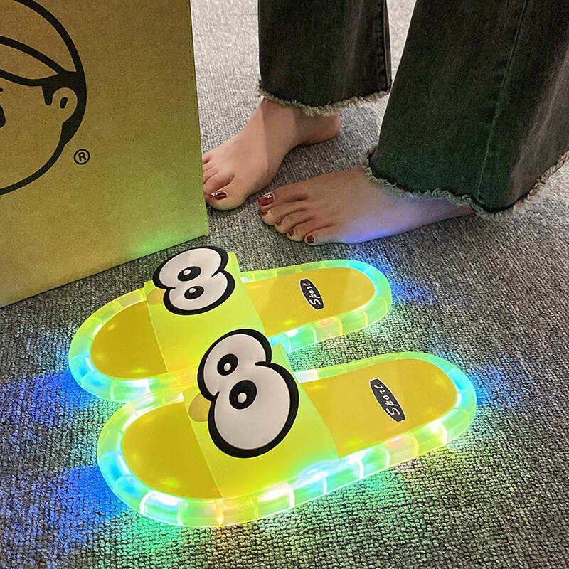 Funny Big Eyes Luminous Slide  - Home Bath ulasan dan harga