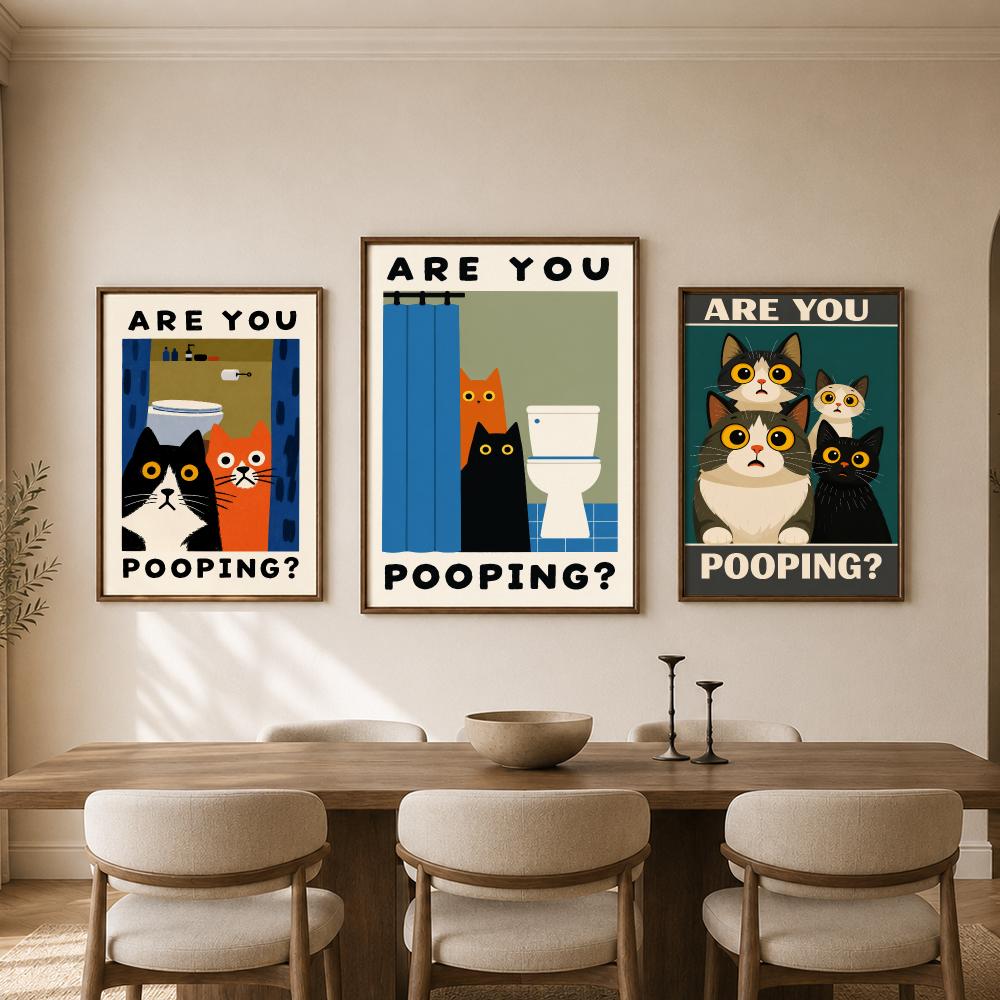 Funny Cats Bathroom Privacy To - Home Bathroom Quotes ulasan dan harga