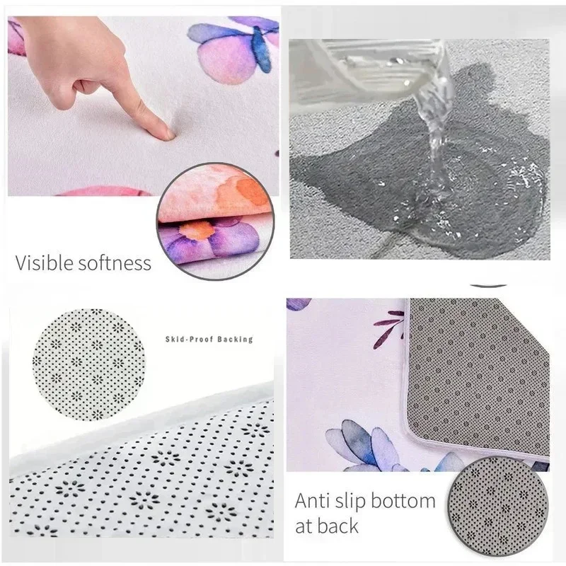 Retro Design Carpet for Living - Home Toilet Bathroom Design ulasan dan harga