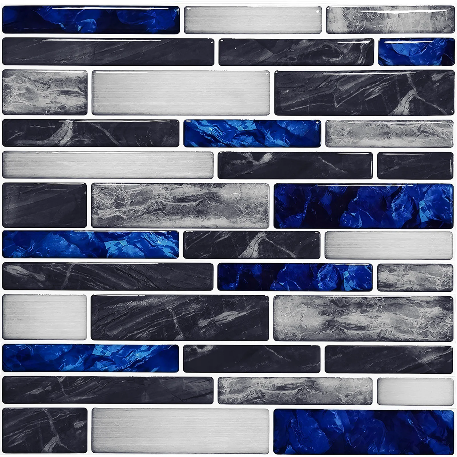 10x Self-Adhesive 3D-Mosaic Ti - Home Bathroom Tiles ulasan dan harga