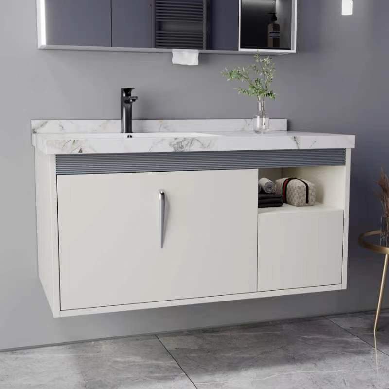 Bathroom CabinetModern Floatin - Home Living Bathroom Vanity ulasan dan harga