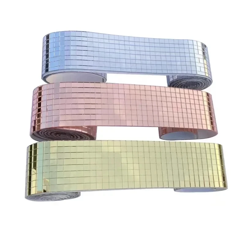 Self-Adhesive Real Glass Mini  - Home Bathroom Tiles ulasan dan harga