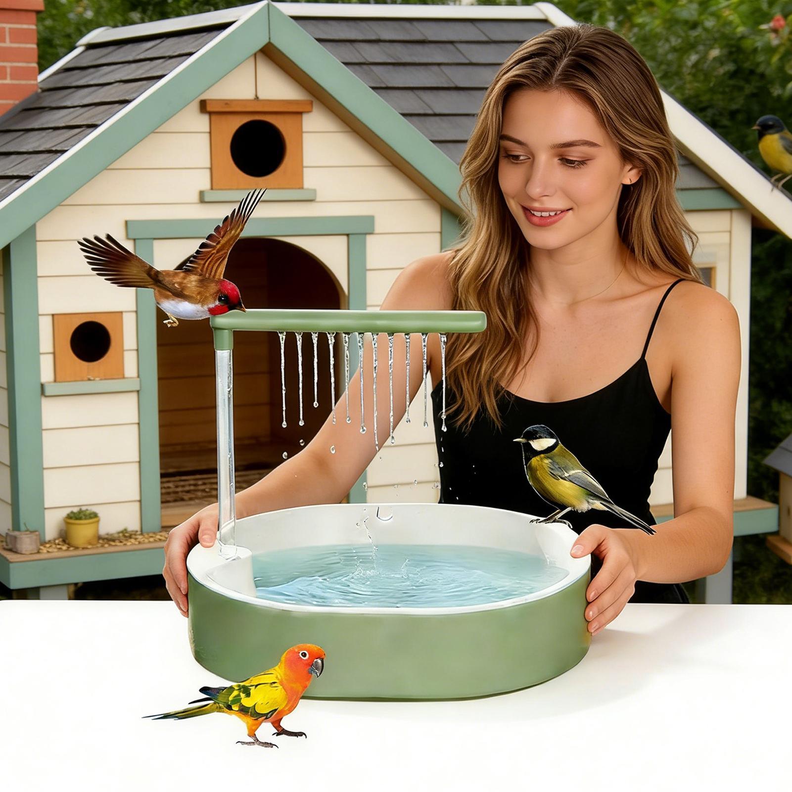 Parrot Bath Bird Cage Fountain - Home Bath ulasan dan harga