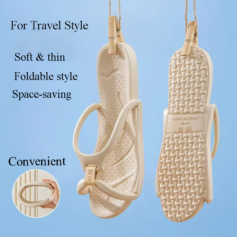 Foldable Travel Slippers Unise - Home Bath ulasan dan harga