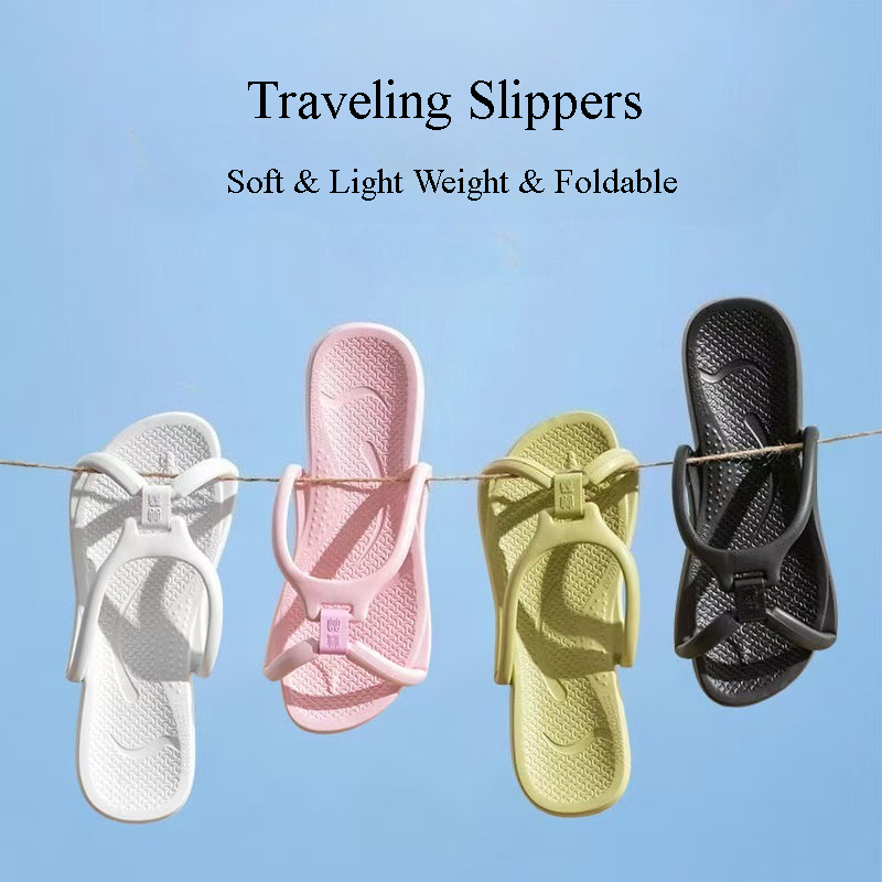 Foldable Travel Slippers Unise - Home Bath ulasan dan harga