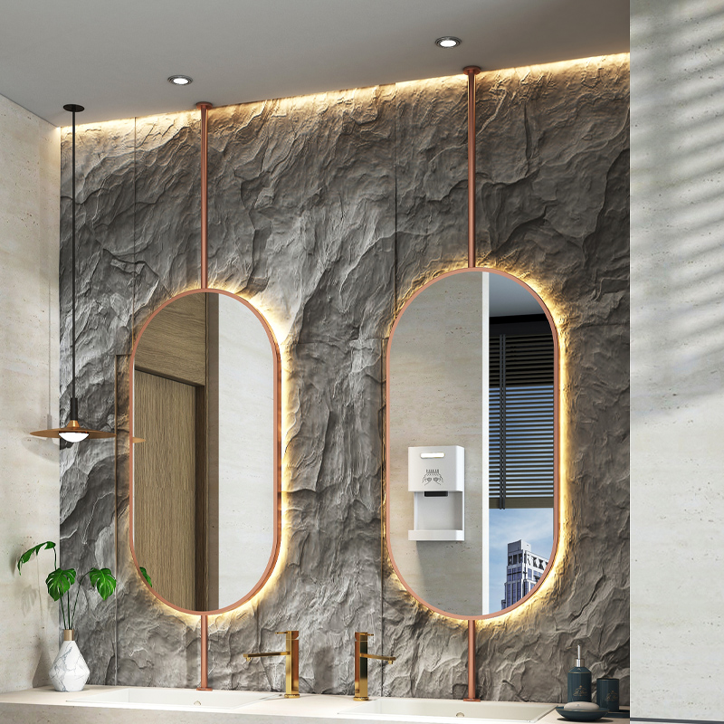 Size60x90cm Ceiling Oval Hangi - Home Living Bathroom Vanity ulasan dan harga