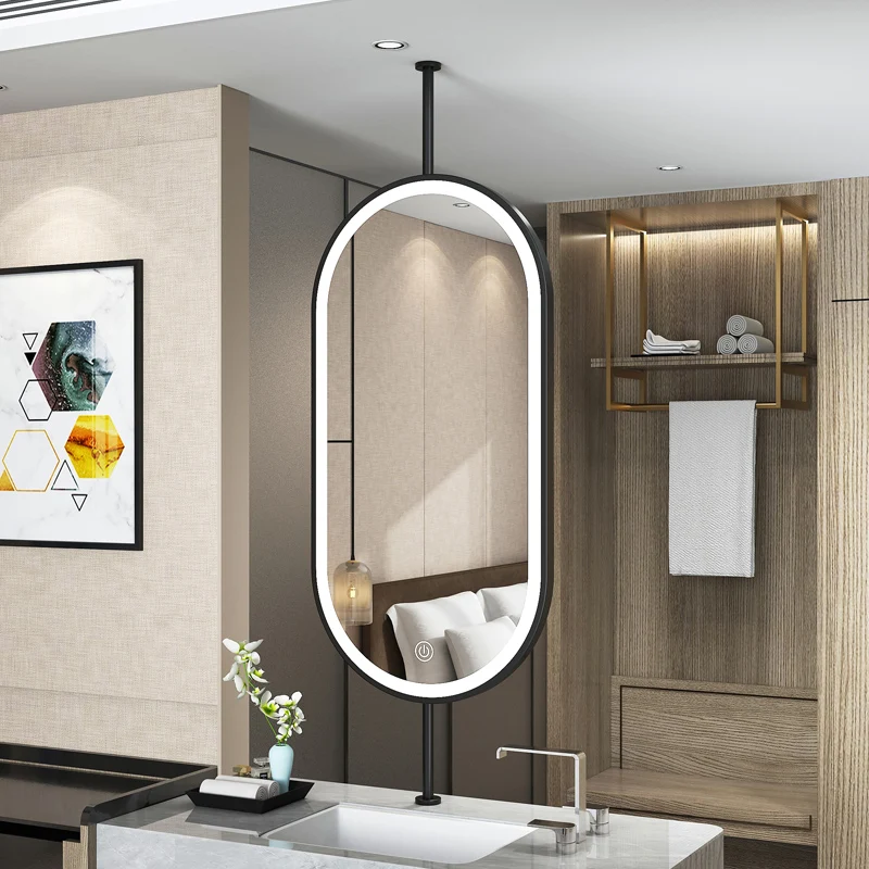Size60x90cm Ceiling Oval Hangi - Home Living Bathroom Vanity ulasan dan harga