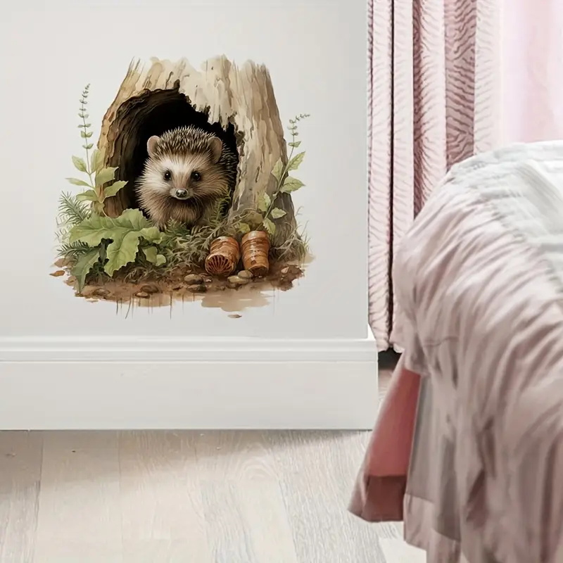 Little Hedgehog Hole Decal, To - Home Toilet Bathroom Design ulasan dan harga