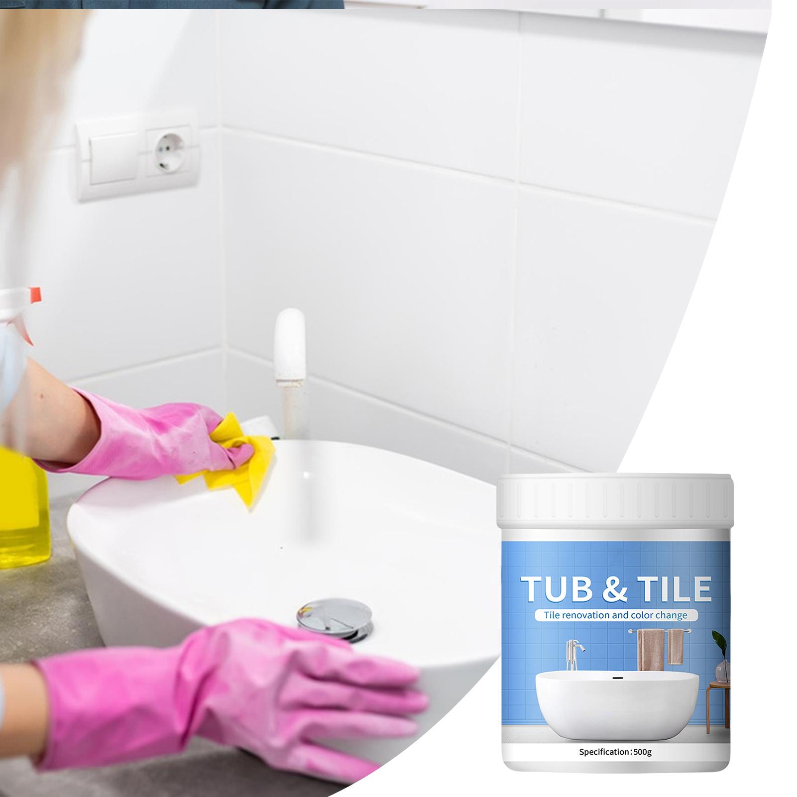 Bathroom Tile Paint Kit 500g W - Home Bathroom Tiles ulasan dan harga