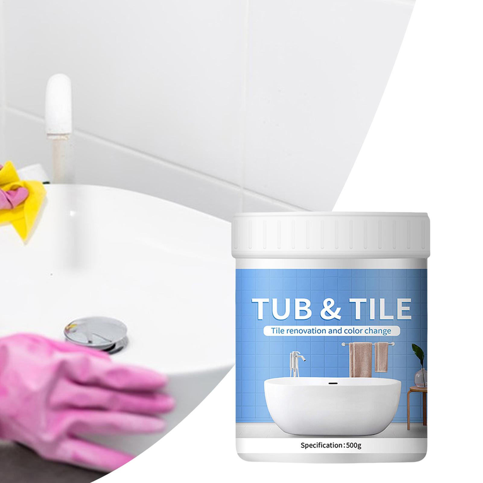 Bathroom Tile Paint Kit 500g W - Home Bathroom Tiles ulasan dan harga