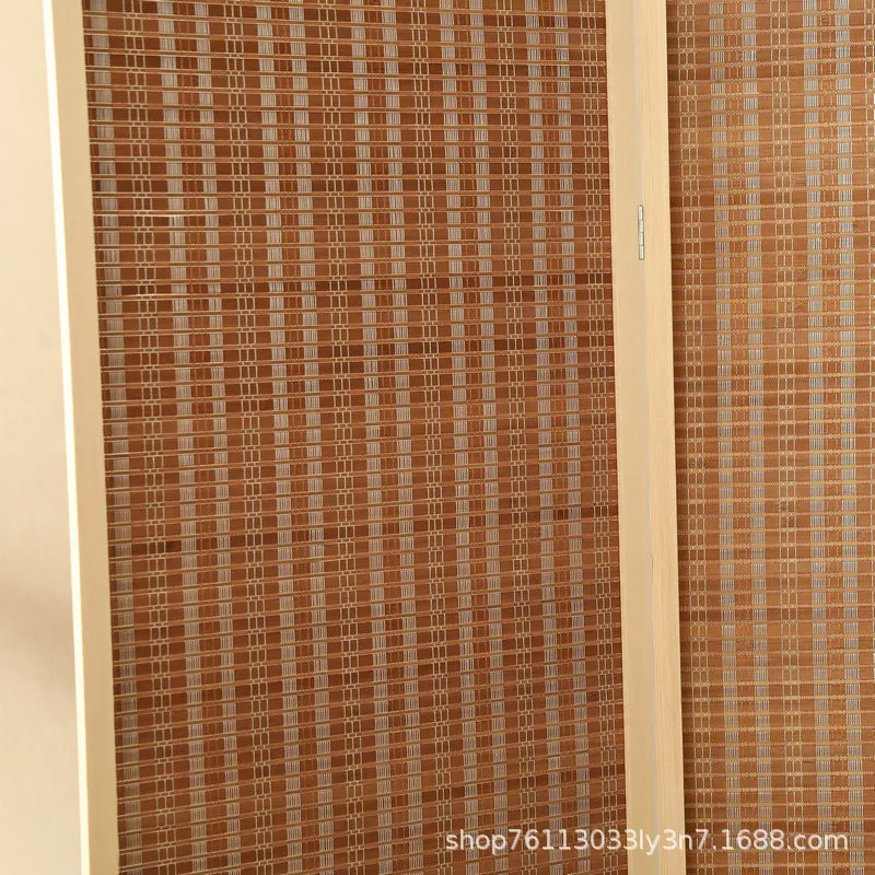Bamboo Folding Screen Room Div - Home Bathroom Partition ulasan dan harga